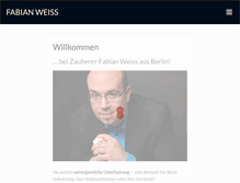 Tablet Screenshot of fabianweiss.de